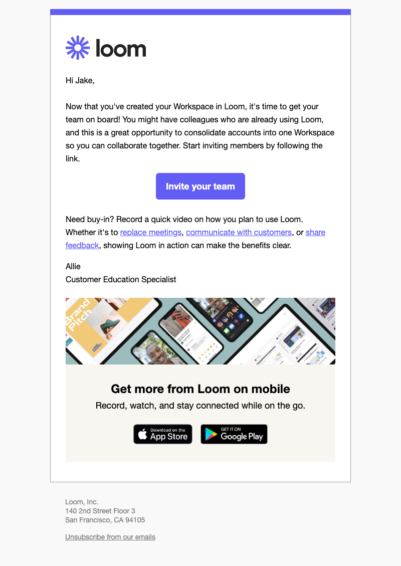 loom email case study