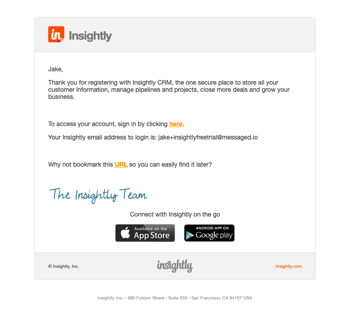 Welcome to Insightly